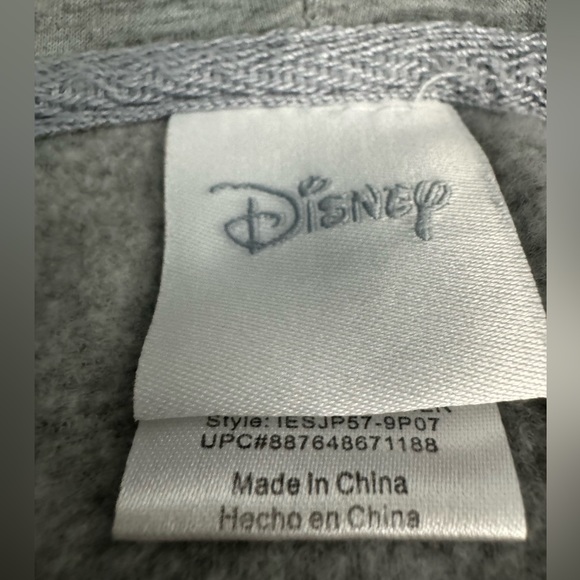 DISNEY Women Minnie Mouse Fleece Hoodie 1X Oversized Full Zip Sweatshirt - Picture 5 of 11